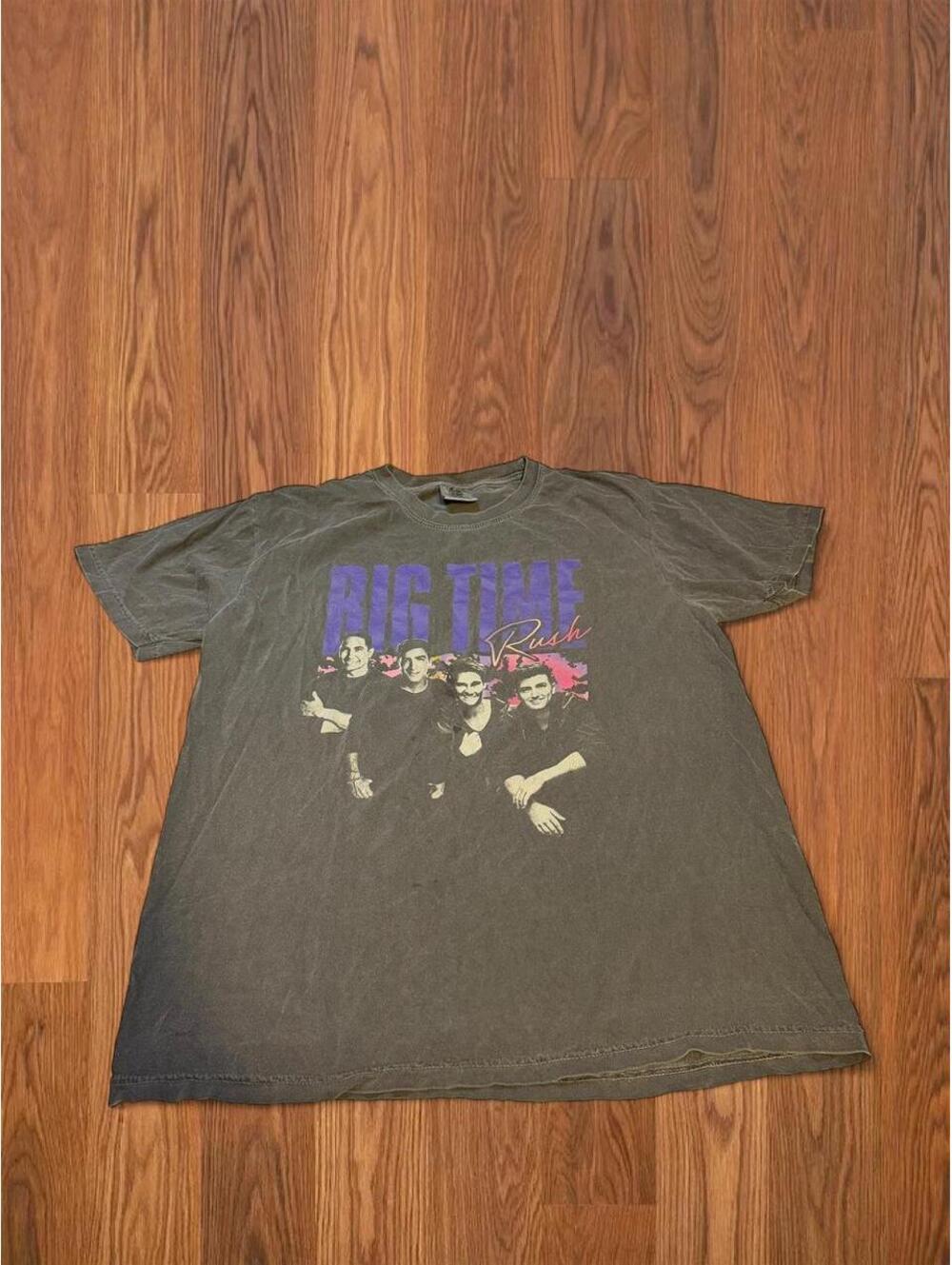Big Time Rush Tour 2022 Band Tee with graphic of all the band Members